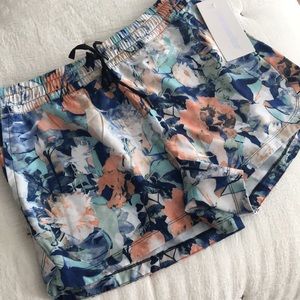 Marika, Floral Athletic Shorts XL NWT